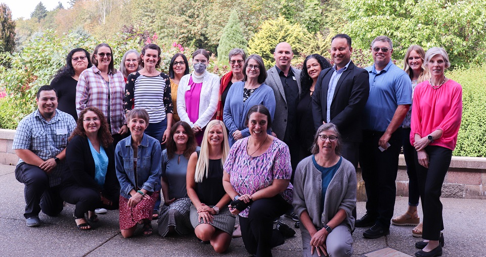 A group picture of all the staff of Chemeketa's ESOL program